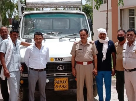kaithal truck caught