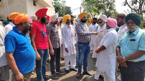 Heard the problems of the people by going to village Navan Pind Jhawar