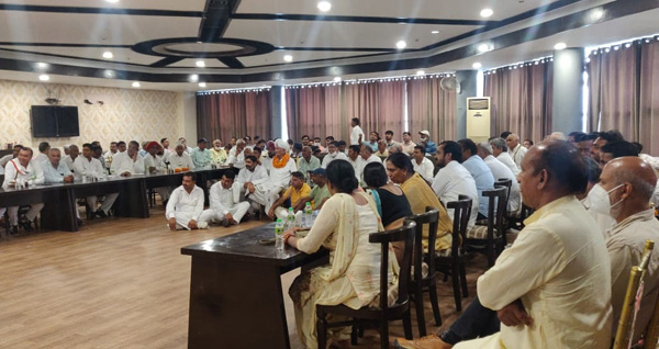 Meeting organized at Gymkhana Club, Sector 4, Rohtak