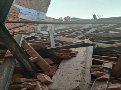 New Delhi Building collapsed