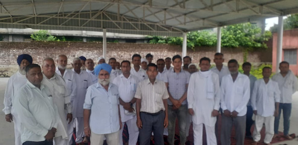 The meeting was held on Sunday at the community center Chhachhrauli.