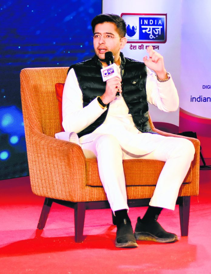 Raghav Chadha Joined India News Conclave