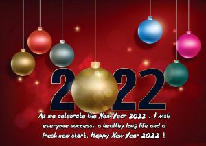 New Year 2022 Messages to Customers