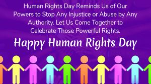 Lines On Human Rights Day 2021