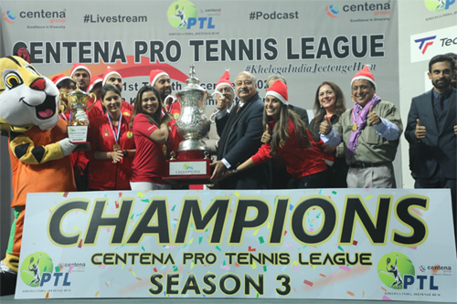 Team Radiant Wins Centena Pro Tennis League