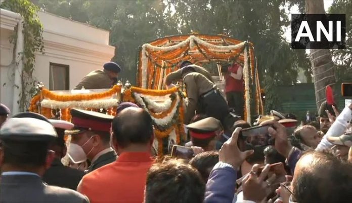 Rawat On His Last Journey