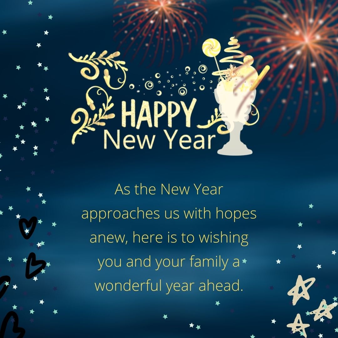 New Year Wishes 2024 Images - Nanon Veradis