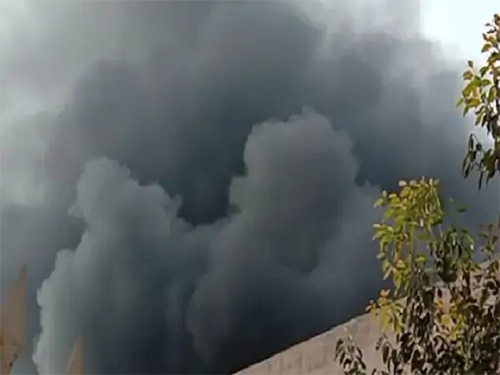 Fire in Factory at Sonepat