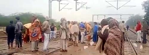 Ox Death on Railway Track In Jind