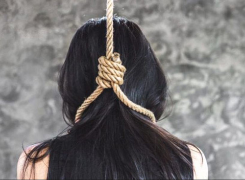 Woman Body Hanging Noose