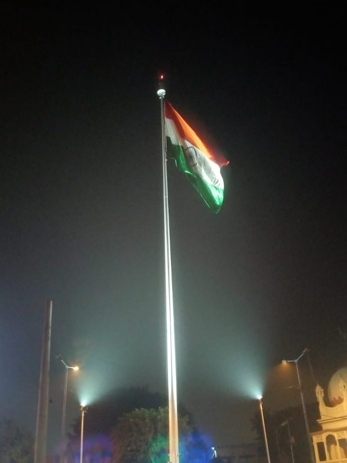 Flag Installed At Mira Ghati Chowk