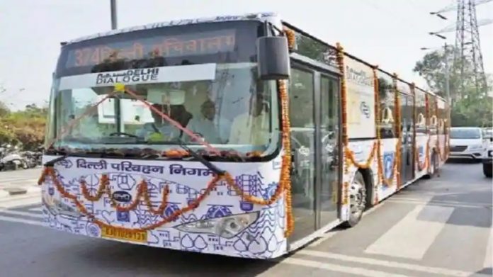 First Electric Bus in Delhi
