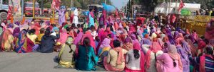 Anganwadi Workers Statewide Strike 63rd Day