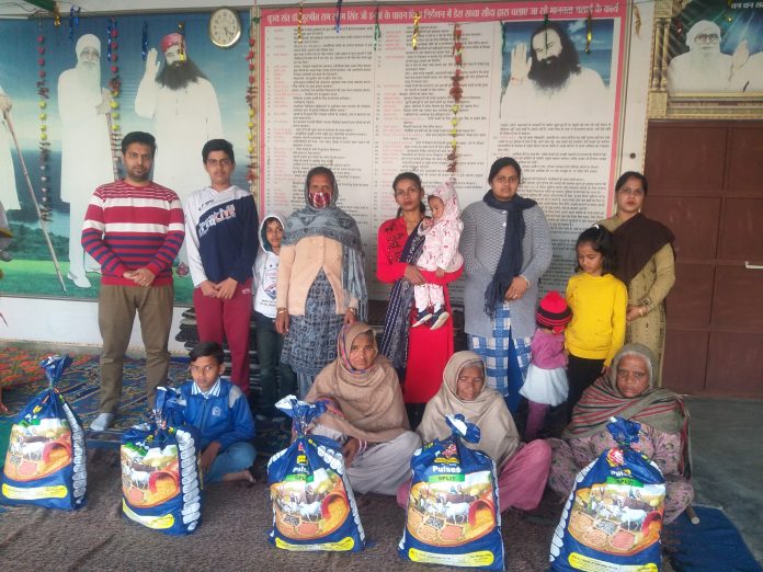  Ration Distribution Poor Family