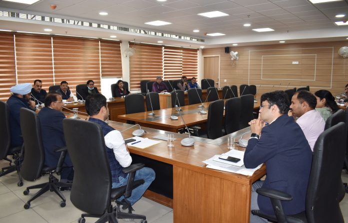 Meeting Of Corporation Commissioner Naresh Narwal
