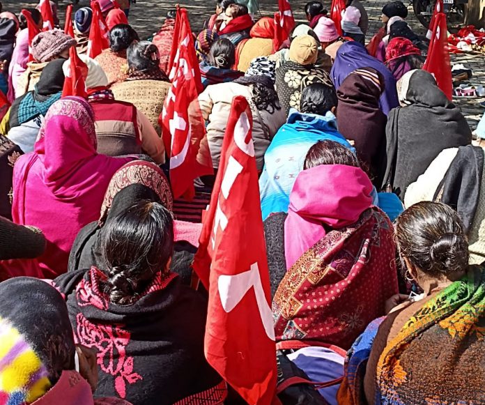 Anganwadi Workers Protest