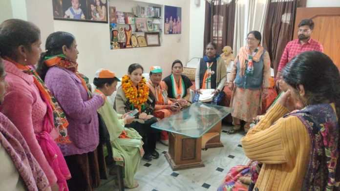 Geetika Vij campaigned Door To Door