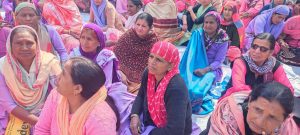 Statewide Strike Of Anganwadi Worker On 76th Day