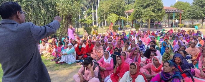 Public Meeting in Man Sarovar Park