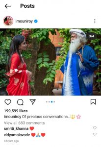 Mouni Roy Shared Pictures