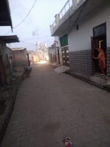 Fire On Pole in Village Karor
