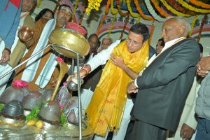 CM Manohar Lal Khattar in Maharudra Yagya