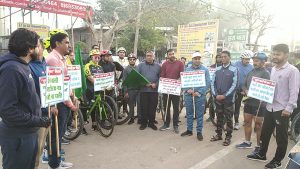 Cycle Rally In Rohtak