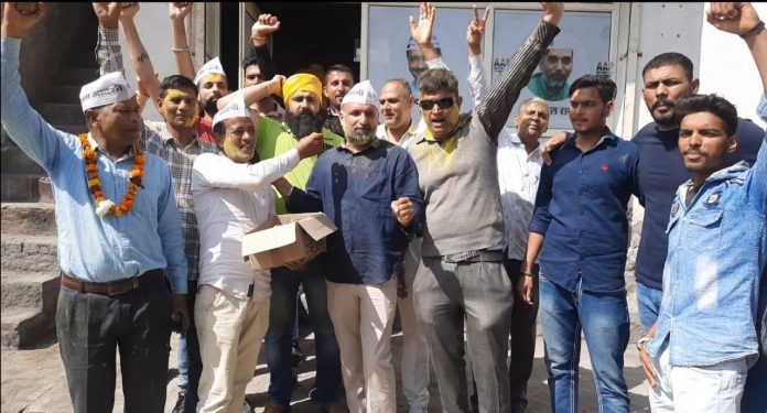 AAP Party Celebrated In Kaithal