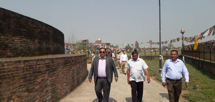 Dr. M.K. Otani Visits Buddhist Stupa Chaneti