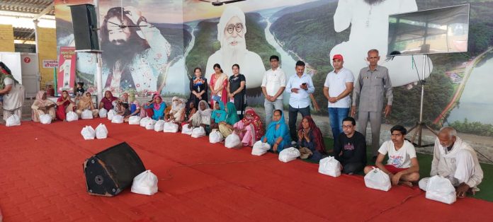 Ration Kits Distributed To Families In Ram E Khushboo Ashram In Kaithal