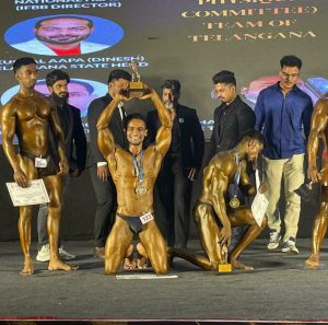 Showed Strength In Body Building