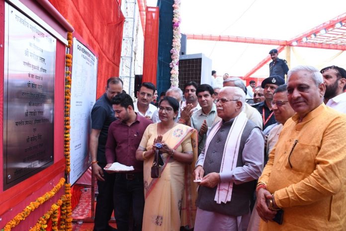 Chief Minister Manohar Lal in Hissar