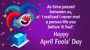 April Fools Pranks Message for Boss