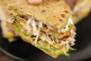 Sandwich Paratha For Kids