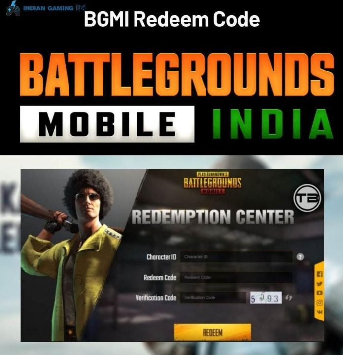 BGMI Redeem Code Today 20 July 2022