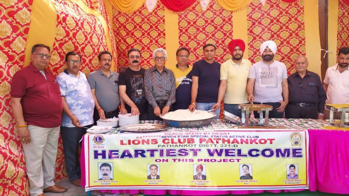 Lions Club Pathankot News