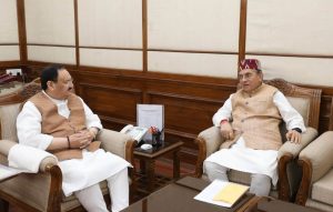 Suresh Bhardwaj Met With J.P.  Nadda