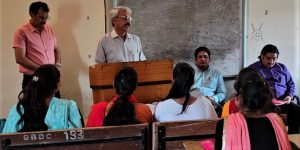 Extension lecture at Gaur Brahmin Degree College