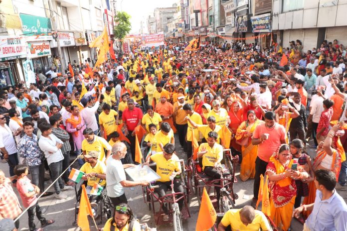 Divyangs Also Greeted Navsamvtsar In The Procession