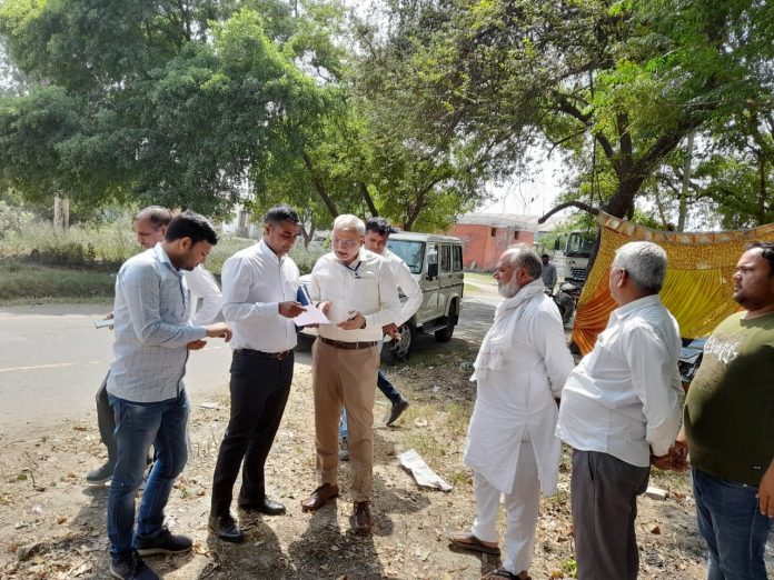 SDM Virendra Dhul Visited The Grain Market In Babarpur