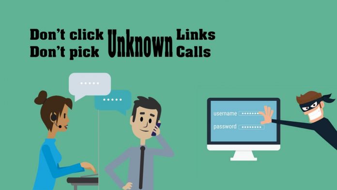 Do Not Click On Unknown Links