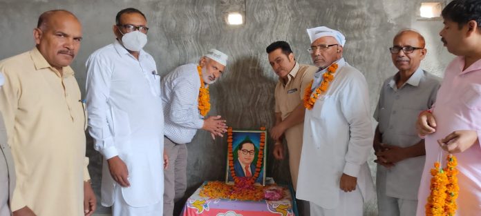 AAP Celebrated Babasaheb's Birth Anniversary At Ambedkar Bhavan