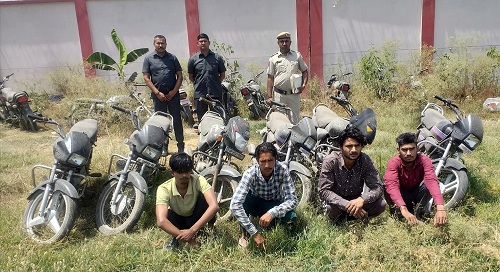 4 Accused of Motorcycle Theft Arrested
