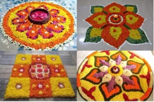 Rangoli Made in Navratri