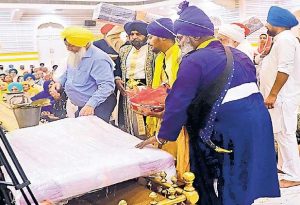 Gold Bed of Plated on Harmandir Sahib