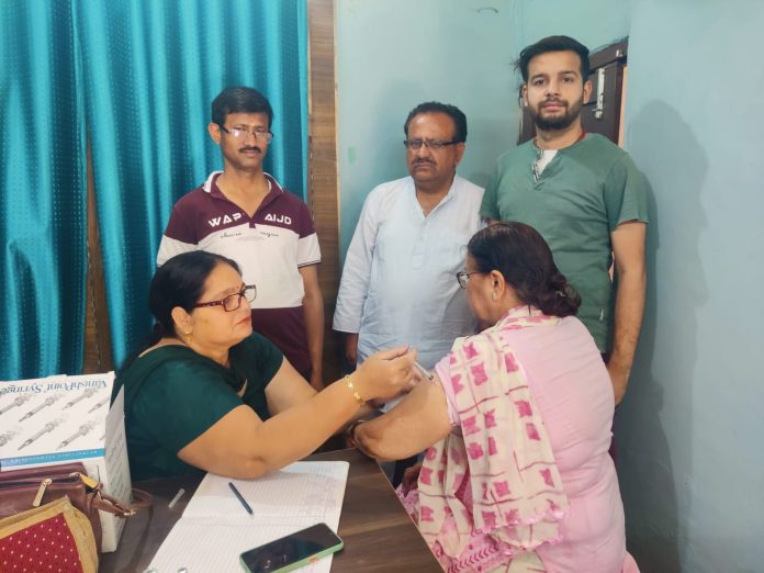 Health Checkup Camp and 46th Kovid Vaccination Camp