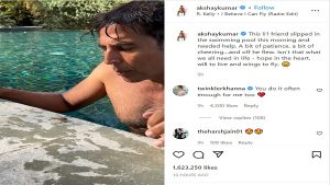 Akshay Kumar Shared Video