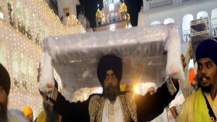 Gold Bed of Plated on Harmandir Sahib