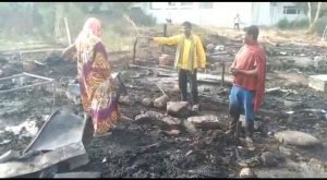 Massive fire in Nalagarh, 22 slums burnt to ashes