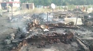 Massive fire in Nalagarh, 22 slums burnt to ashes